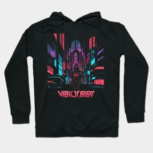 Cyberpunk City Hacker Hoodie